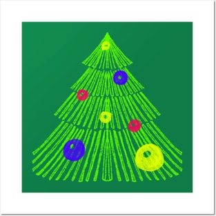 Christmas tree Posters and Art